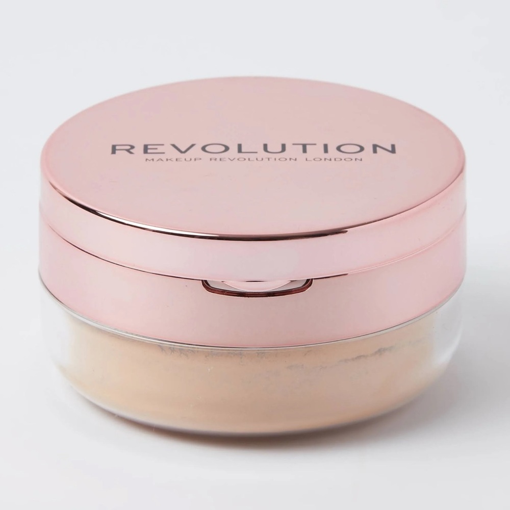 Revolution Conceal & Fix Loose Setting Powder Deep Honey Water resistant.    NIB